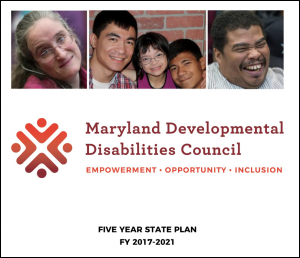 Cover for the MDDC Five Year State Plan