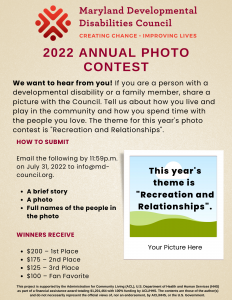 2022 Photo Contest Detailed Flyer - Image for decorative purposes only. 